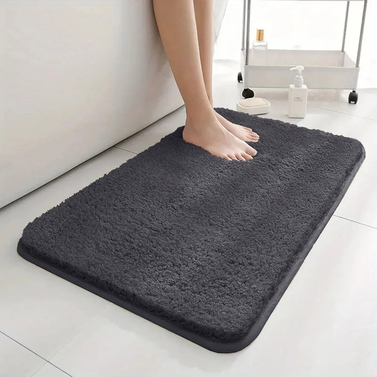 Super Absorbent Anti-Slip Bathroom Floor Mat for Home & Bedroom Use