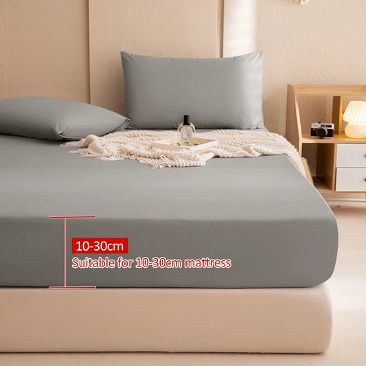 100% Waterproof Mattress Protector Fitted Sheet with Elastic Band (Single to King)