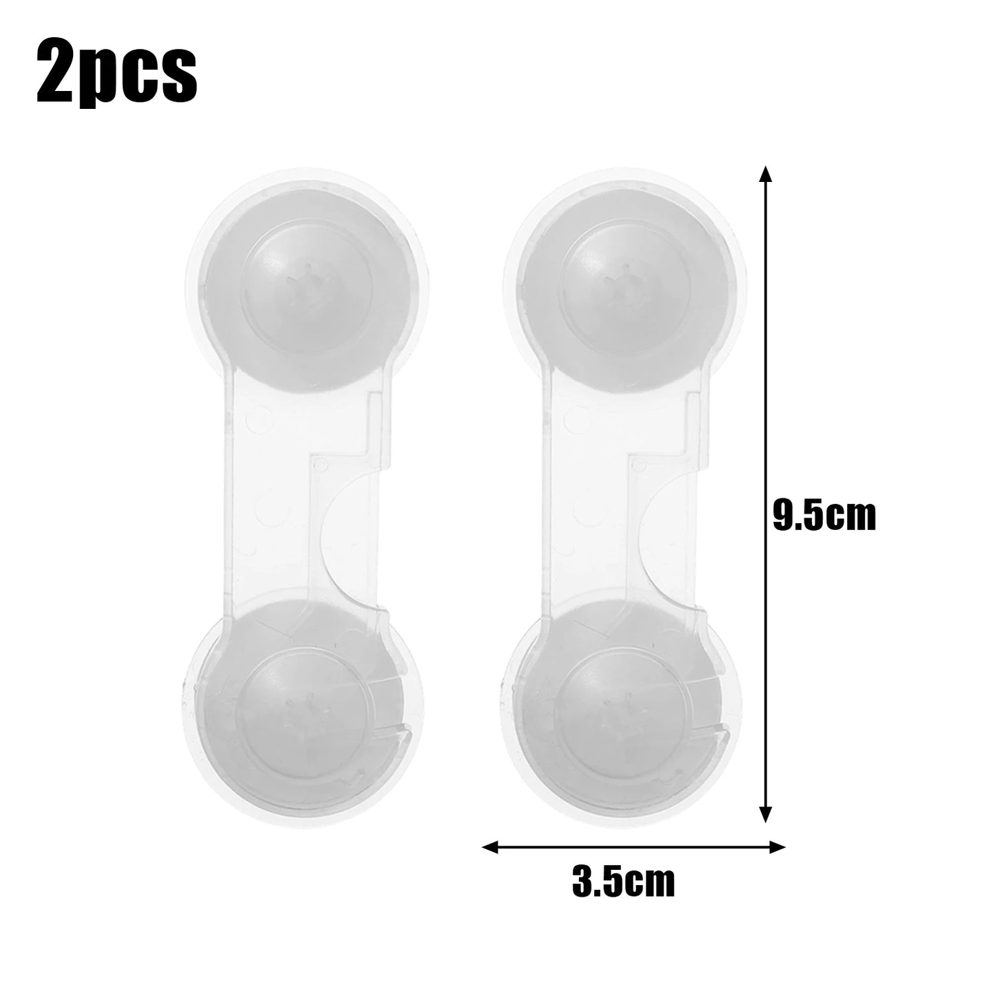 Anti-Pinch Baby Safety Cabinet Locks – Clear Childproof Door, Drawer & Fridge Closures (1–8 PCS)