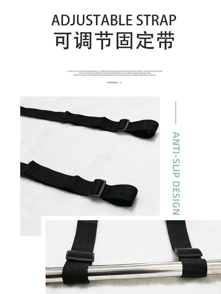 Bed Assist Pull-Up Ladder Strap with 6 Handholds for Easy Sit-Up Support