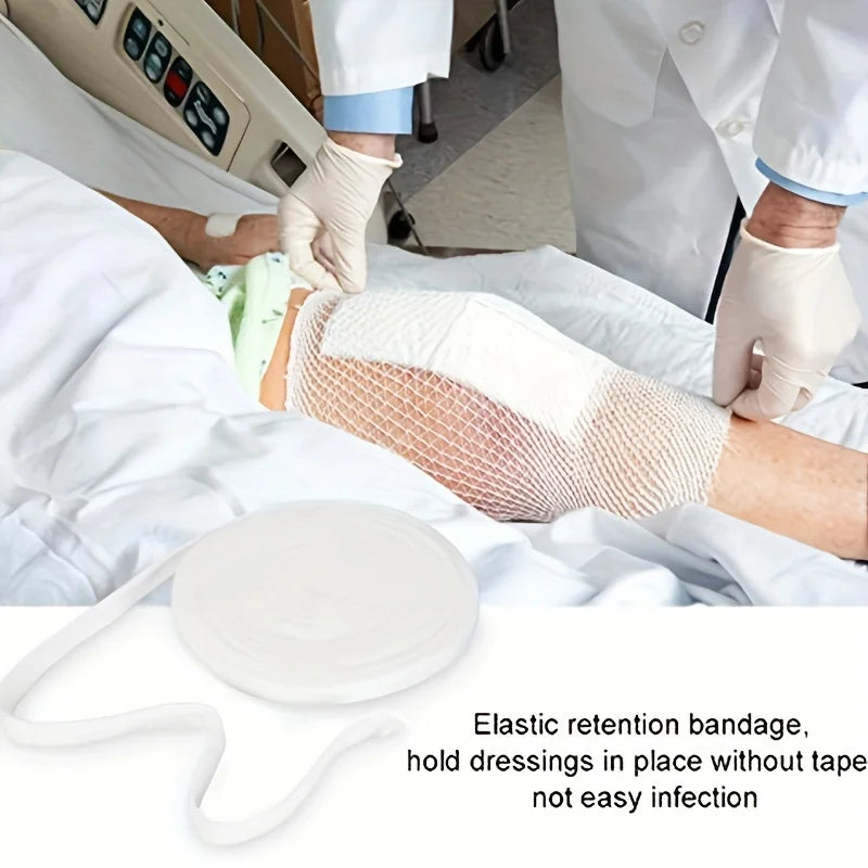Elastic Tubular Net Bandage – Breathable Mesh Wound Dressing for Wrist