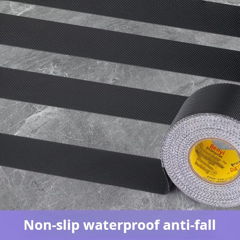Waterproof Anti-Slip Bathroom Floor Grip Tape – Diamond Texture Non-Skid Safety Strips