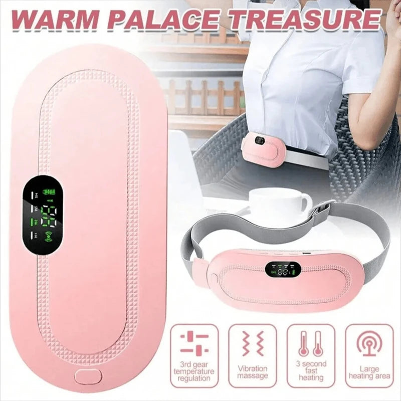 Electric Heating Belt with Adjustable Waist – Portable Warming Pad for Everyday Comfort