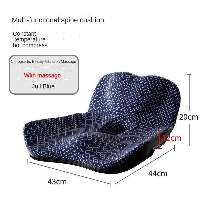 Coccyx Memory Foam Seat Cushion – Comfort Chair Pad for Office & Car Use