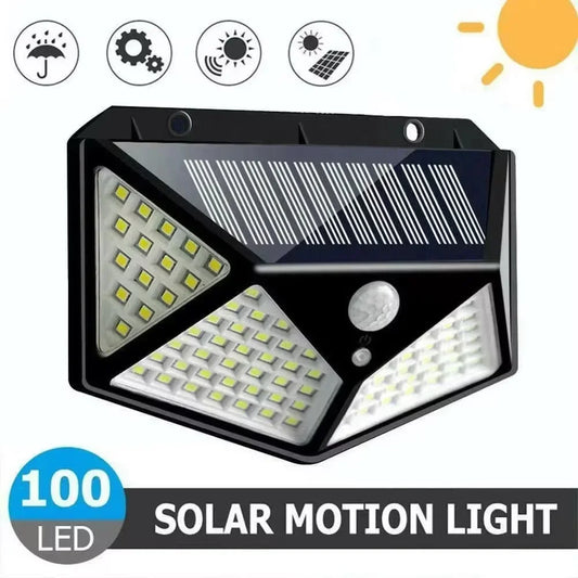 Solar Motion Sensor LED Outdoor Garden Light – Waterproof Decorative Spotlight