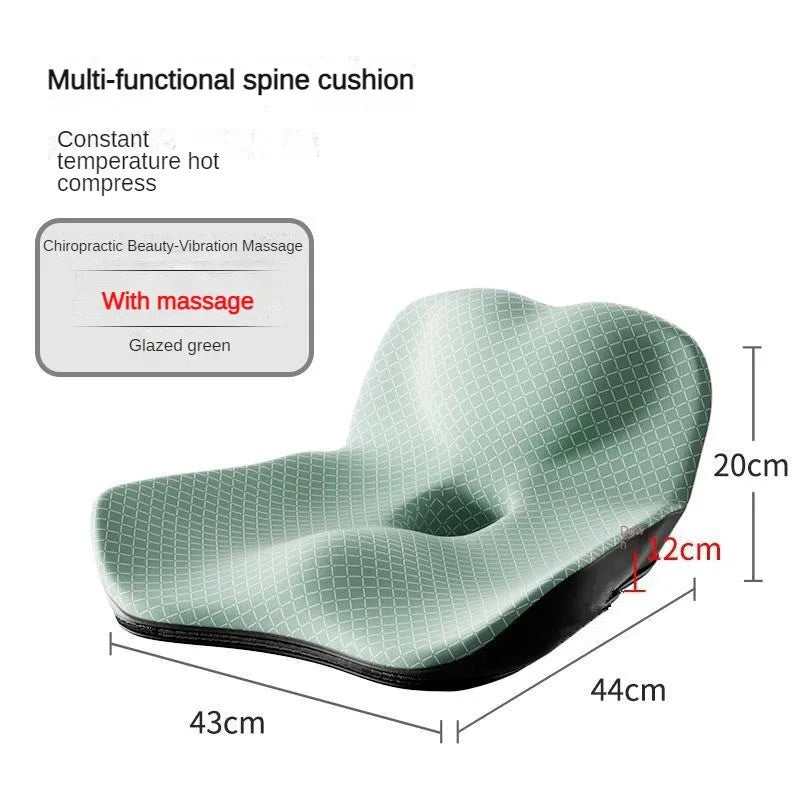 Coccyx Memory Foam Seat Cushion – Comfort Chair Pad for Office & Car Use