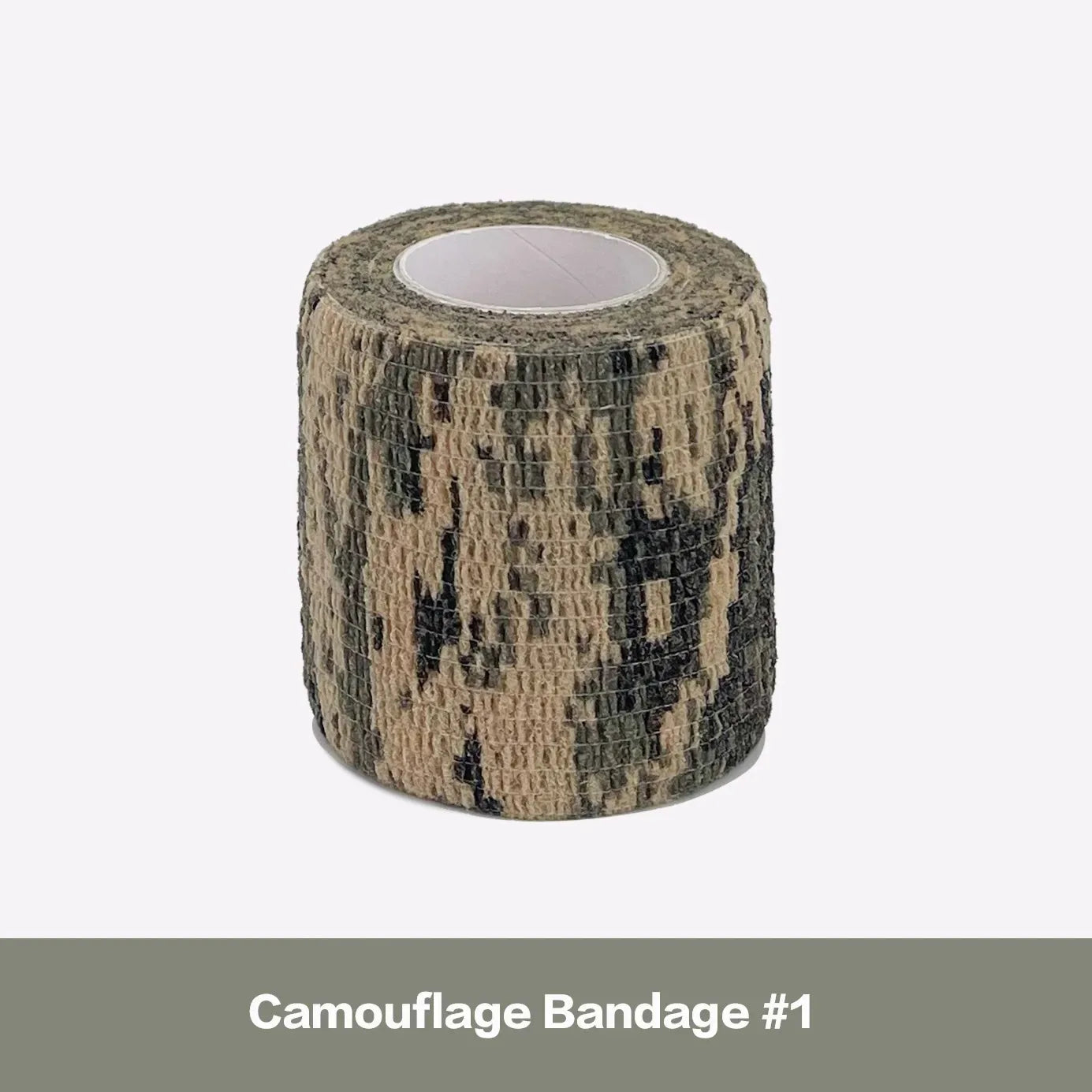 Camouflage Self-Adhesive Elastic Wrap Tape – Waterproof Outdoor Bandage
