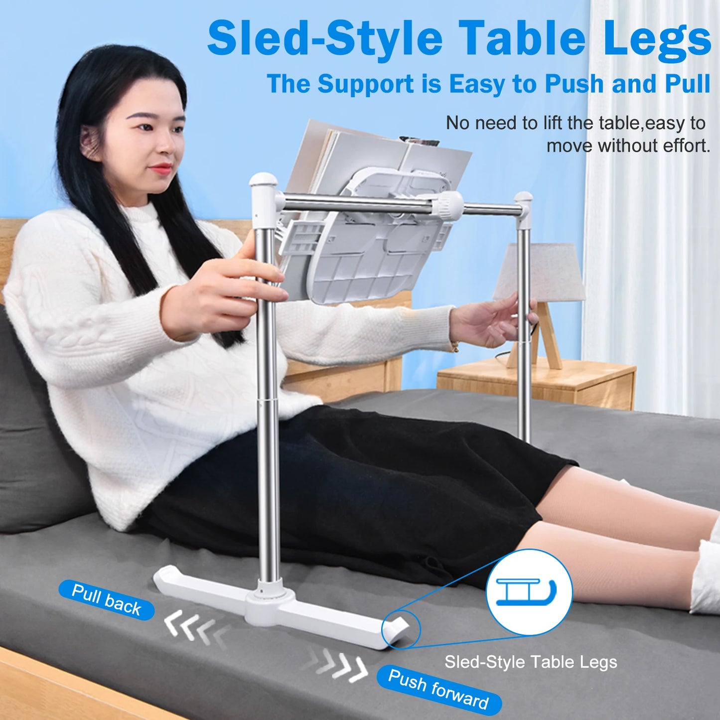 Foldable Tablet & Book Stand – Multi-Angle Reading Holder for Bed & Desk