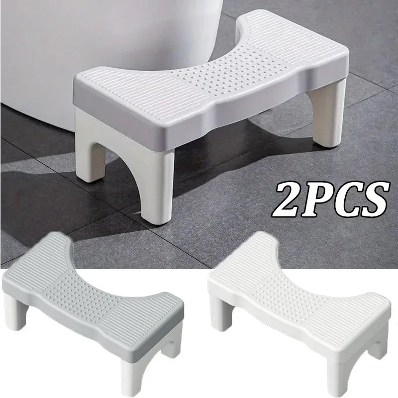 Non-Slip Toilet Squat Assist Footstool for Bathroom Use