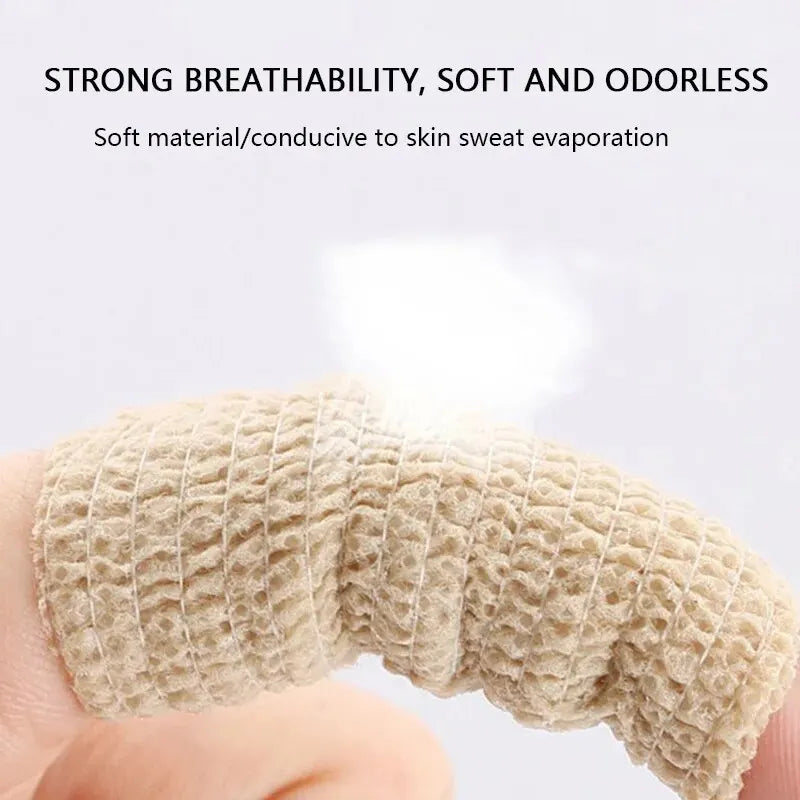 Skin-Tone Self-Adherent Cohesive Elastic Bandage Wrap
