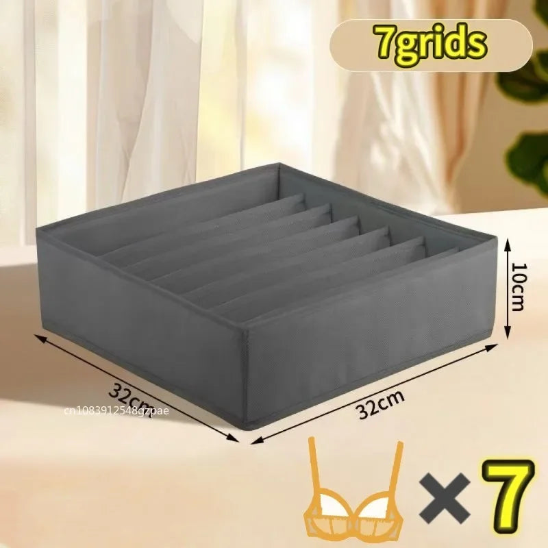 Foldable Drawer Organizer Set for Underwear, Bras & Socks
