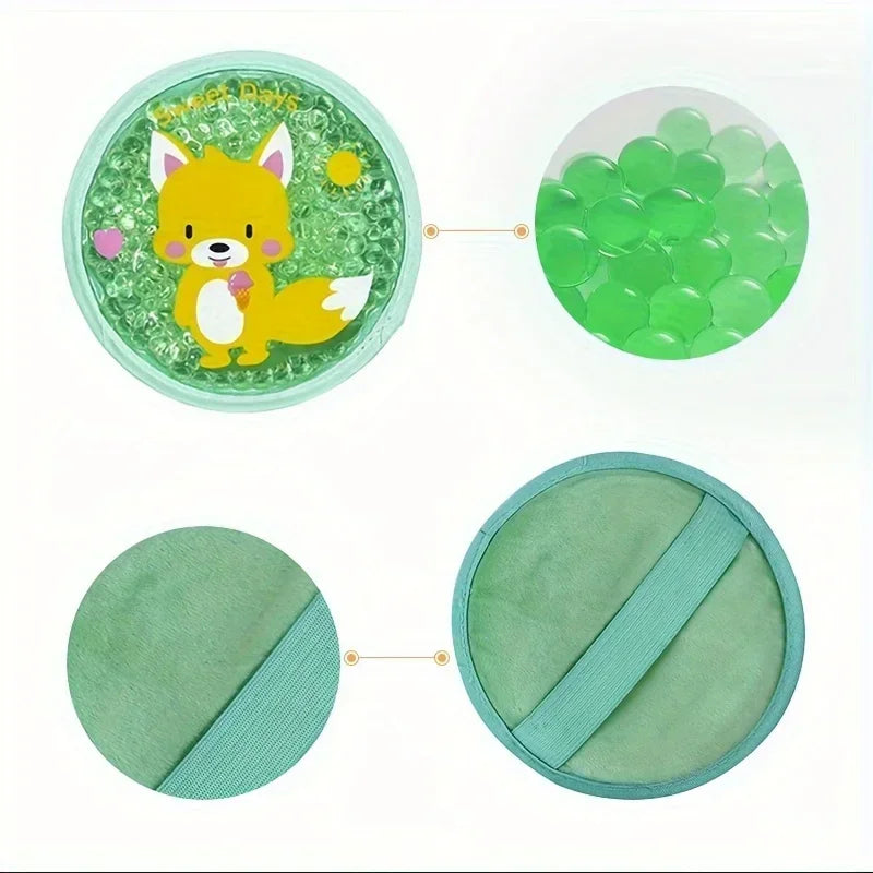 Reusable Cartoon Gel Ice Pack – Dual Hot & Cold Compress for First Aid & Pain Relief