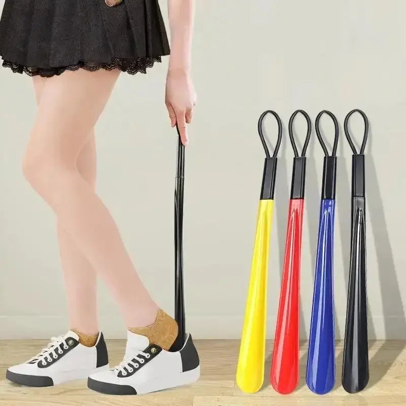 Extra-Long Flexible Shoe Horn – No-Bend Plastic Shoe Aid