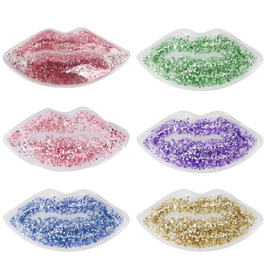 Reusable Lip-Shaped Gel Pack – Hot & Cold Compress for Lip Care