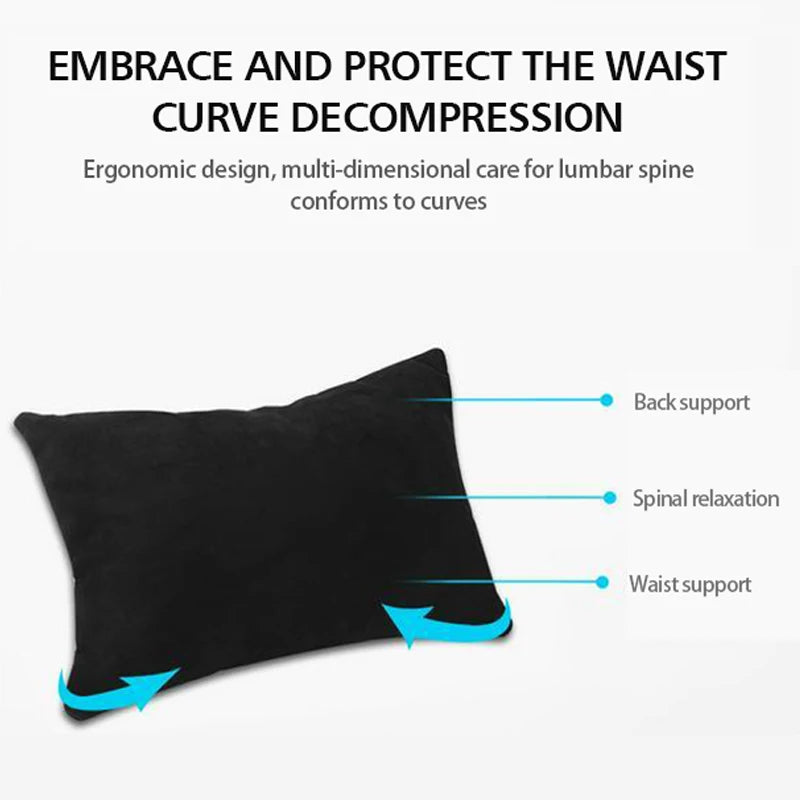 Car Neck & Lumbar Support Pillow – Protective Backrest Cushion for Tesla Model 3 & Y