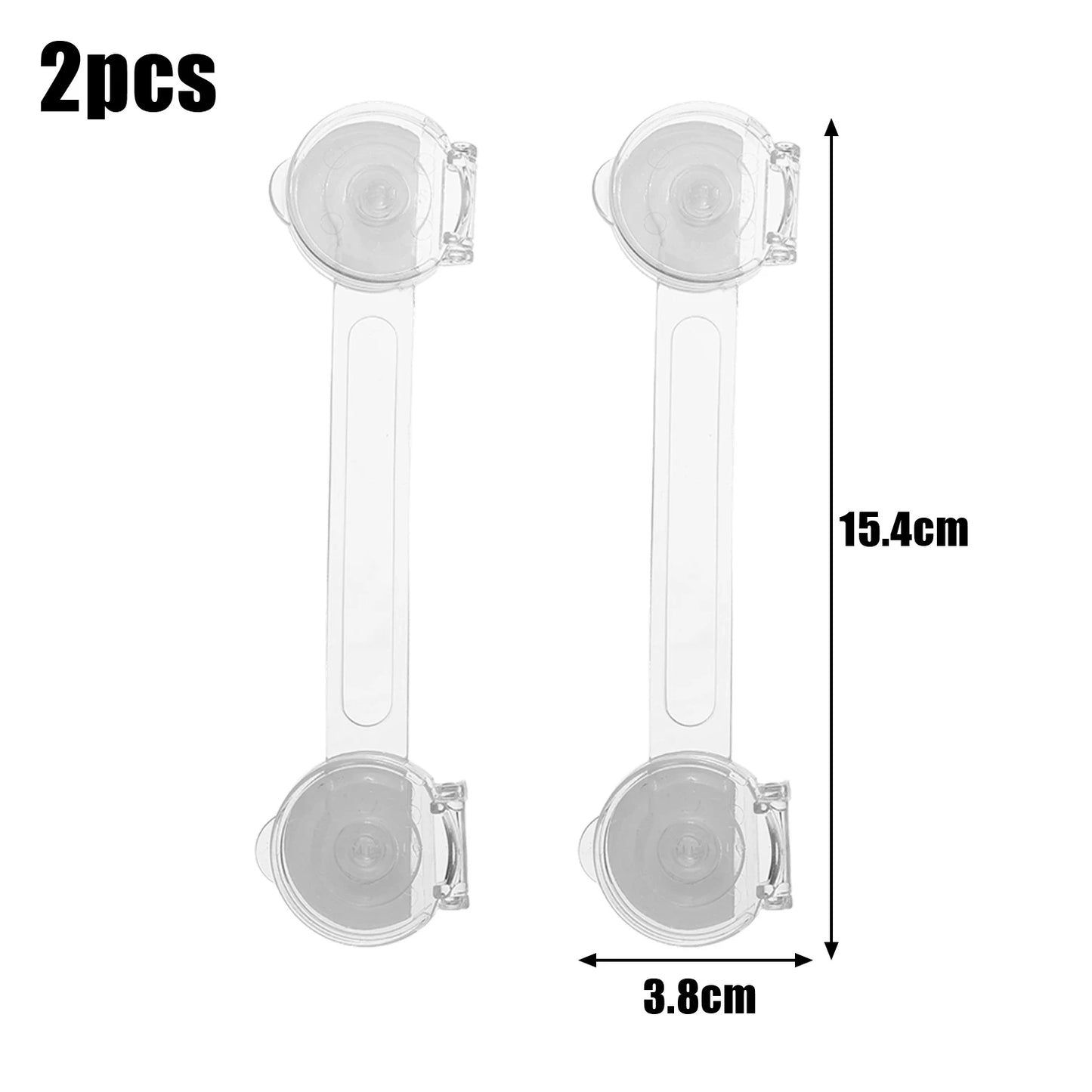 Anti-Pinch Baby Safety Cabinet Locks – Clear Childproof Door, Drawer & Fridge Closures (1–8 PCS)