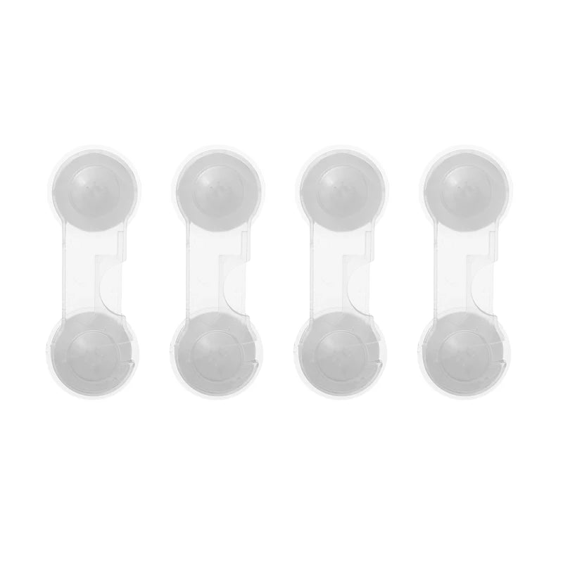 Anti-Pinch Baby Safety Cabinet Locks – Clear Childproof Door, Drawer & Fridge Closures (1–8 PCS)