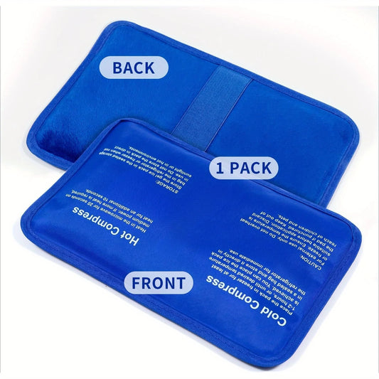 Reusable Gel Ice Pack with Strap – Hot & Cold Compress for Injuries & Swelling