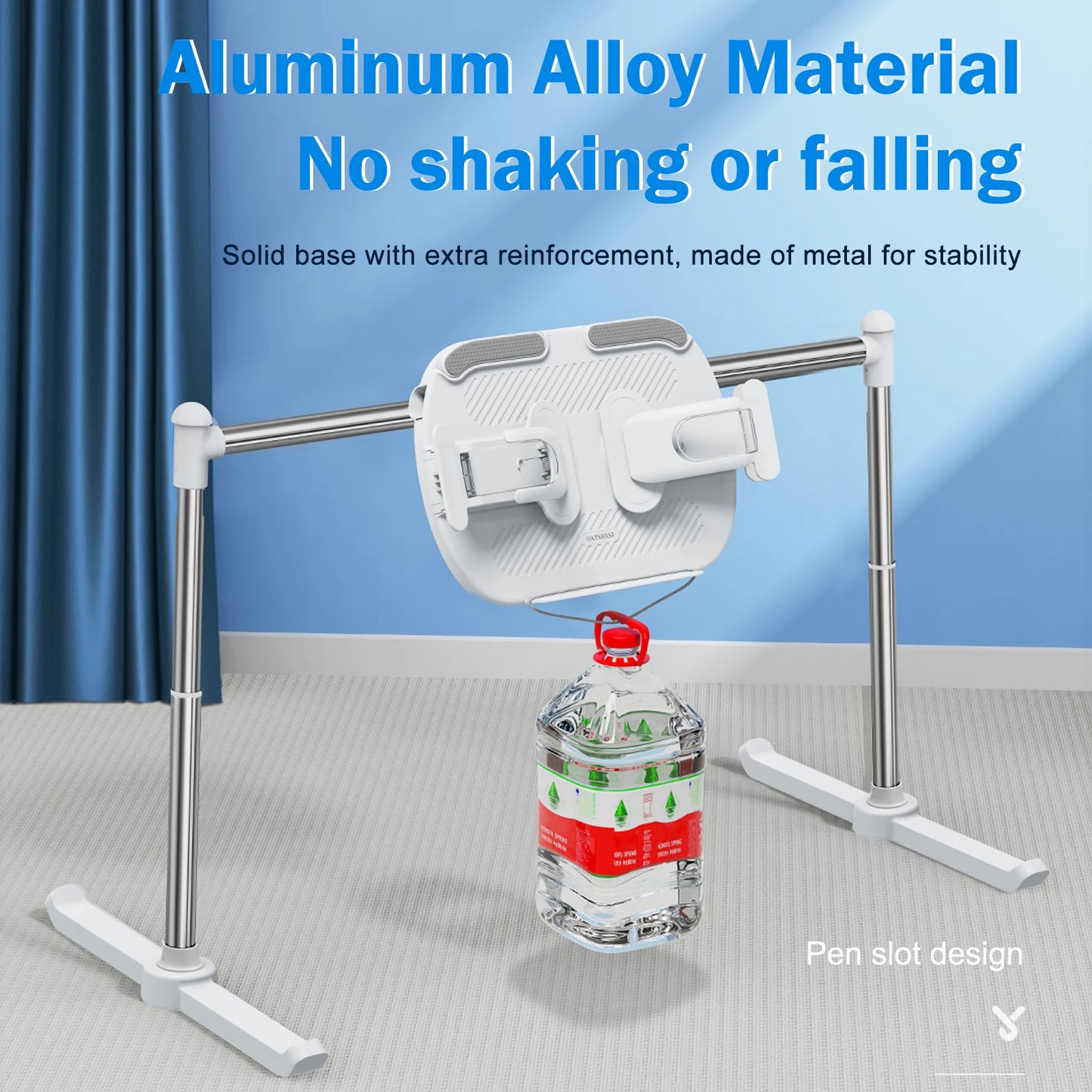 Foldable Tablet & Book Stand – Multi-Angle Reading Holder for Bed & Desk