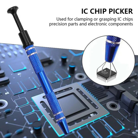 4-Claw Precision Parts Grabber Tool – IC Chip & Small Component Extractor