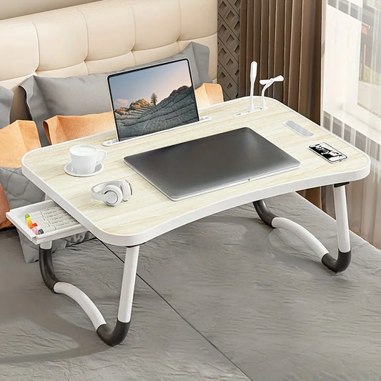 Ultra-Large Foldable Laptop Bed Table – Portable Desk for Home Use