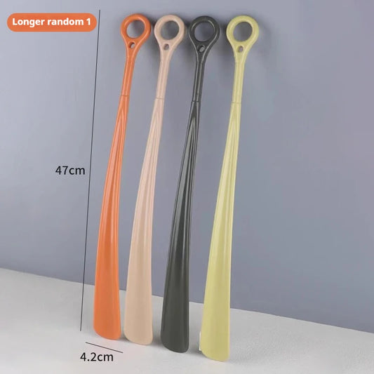 Long-Handled Shoe Horn (47 cm) – No-Bend Shoe Aid with Hanging Ring