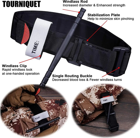 156-Piece All-in-One Home & Outdoor Travel First Aid Kit