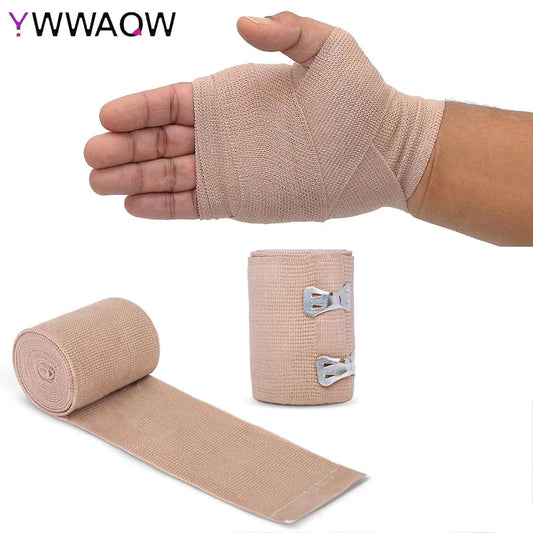 Premium Elastic Compression Bandage Wrap – Latex-Free Self-Closure First Aid Support
