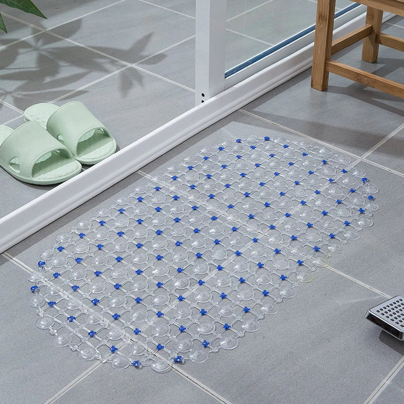 Non-Slip Bath Massage Mat with Suction Cups for Bathtub & Shower