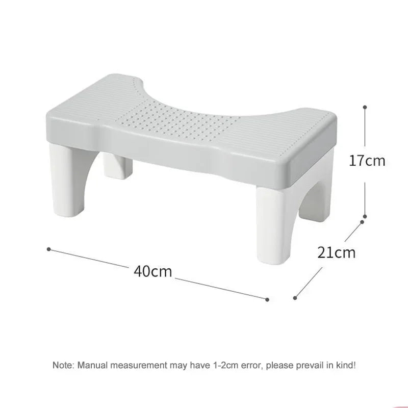 Non-Slip Toilet Squat Assist Footstool for Bathroom Use
