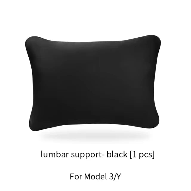 Car Neck & Lumbar Support Pillow – Protective Backrest Cushion for Tesla Model 3 & Y