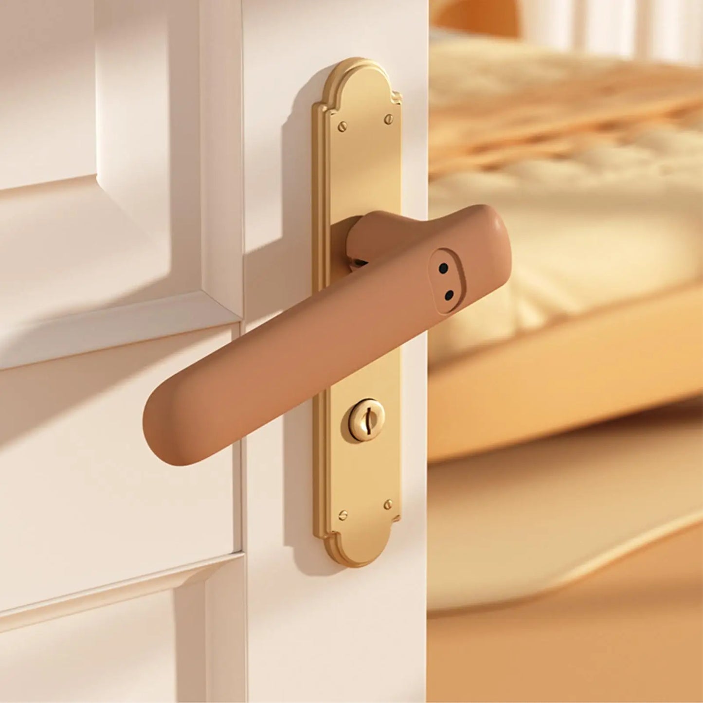 Silicone Door Handle Safety Cover – Anti-Collision Protection for Door Levers