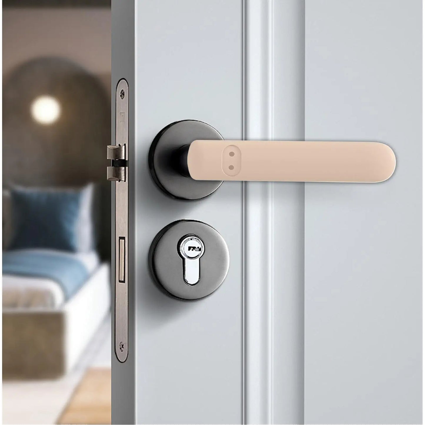 Silicone Door Handle Safety Cover – Anti-Collision Protection for Door Levers