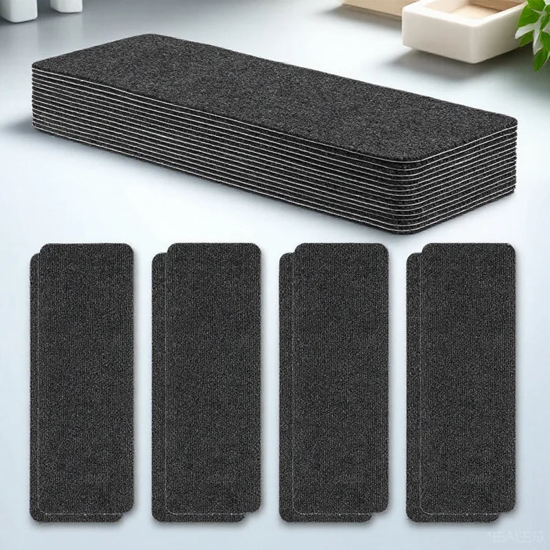 Self-Adhesive Non-Slip Stair Carpet Treads for Wooden Steps (15 Pack)