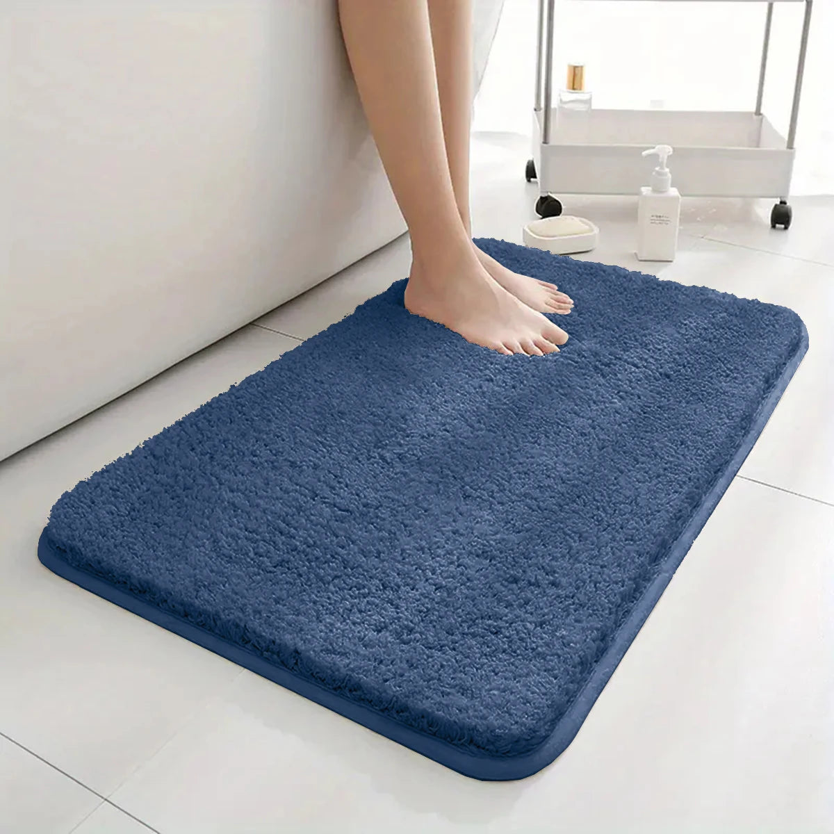 Super Absorbent Anti-Slip Bathroom Floor Mat for Home & Bedroom Use