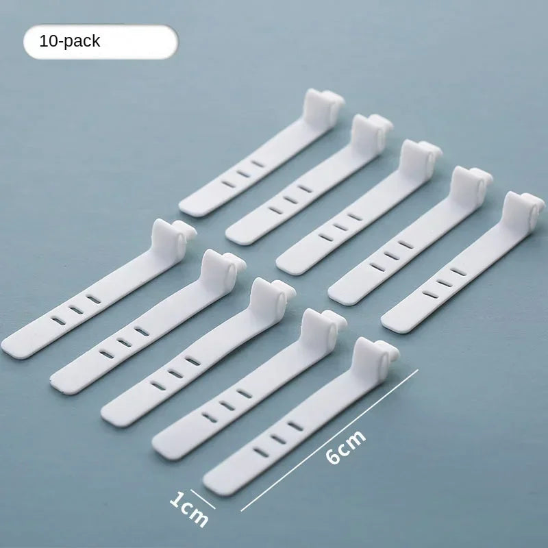 Clear Cable Storage Organizer Box – Divided Grid Case for Charging Cables & Small Electronics