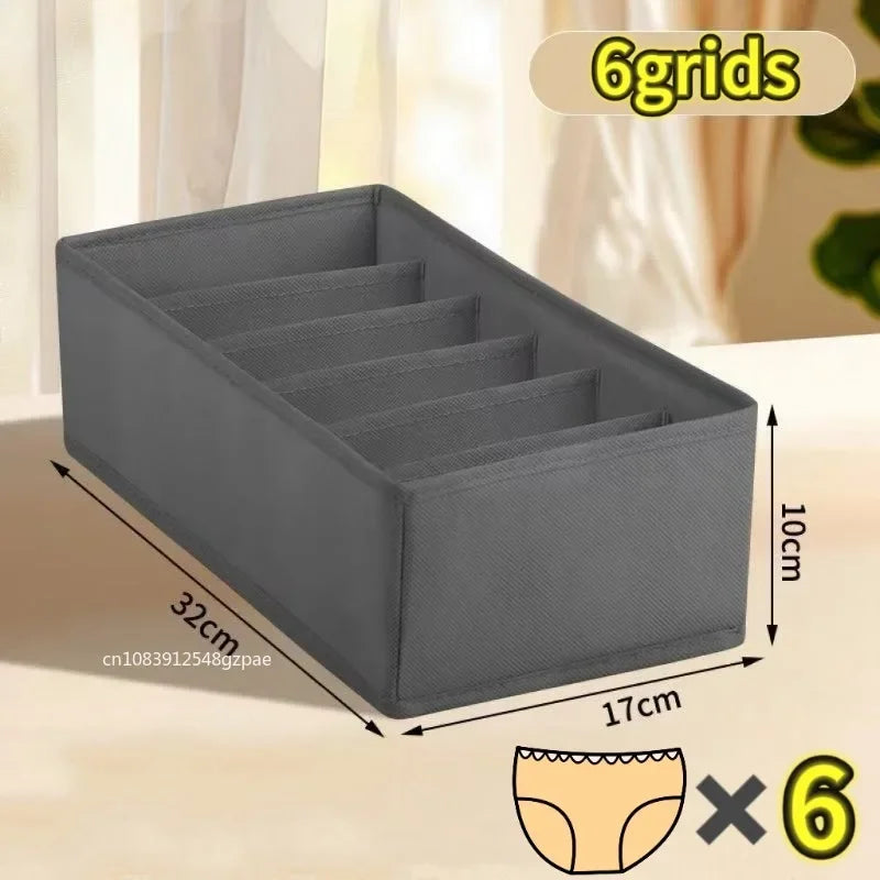 Foldable Drawer Organizer Set for Underwear, Bras & Socks