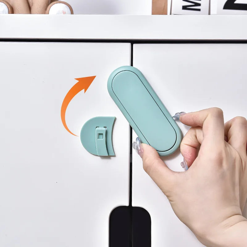 Invisible Child Safety Drawer Latch – Anti-Pinch Cabinet & Wardrobe Lock (3–10 PCS)
