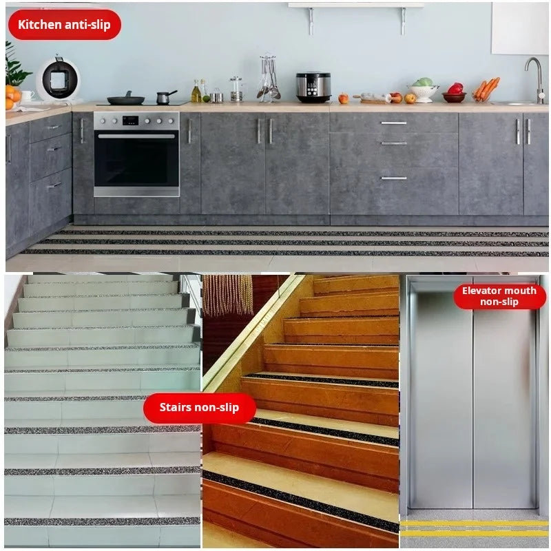 Waterproof Anti-Slip Bathroom Floor Grip Tape – Diamond Texture Non-Skid Safety Strips