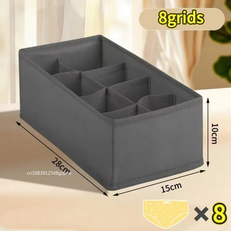 Foldable Drawer Organizer Set for Underwear, Bras & Socks