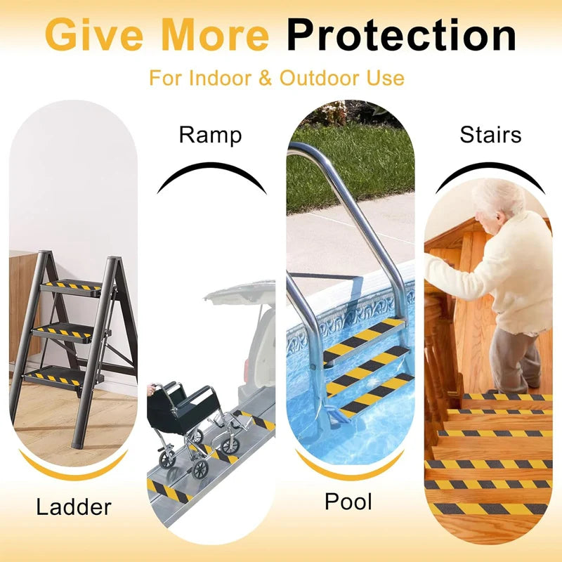 5M Heavy-Duty Anti-Slip Stair Traction Tape – Waterproof High-Grip Safety Strip