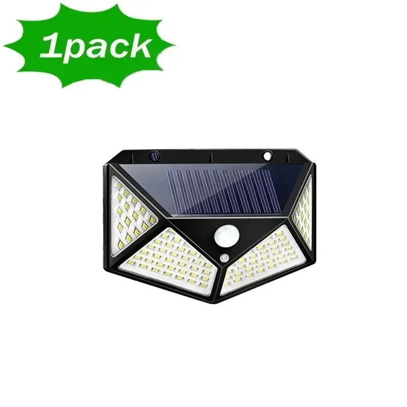 Solar Motion Sensor LED Outdoor Garden Light – Waterproof Decorative Spotlight