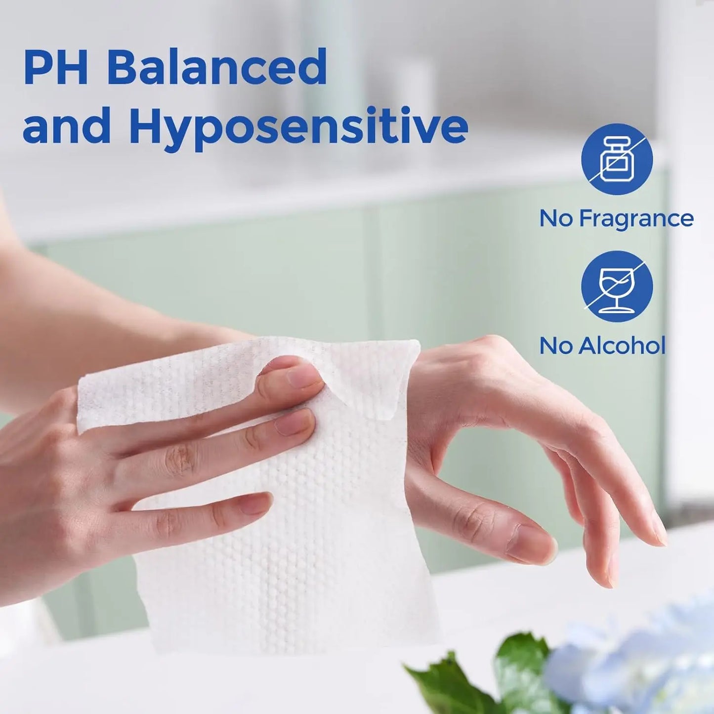 Large Disposable Body Wet Wipes with Flip Lid – Travel & Home Cleaning Pack (4 × 20×30 cm)