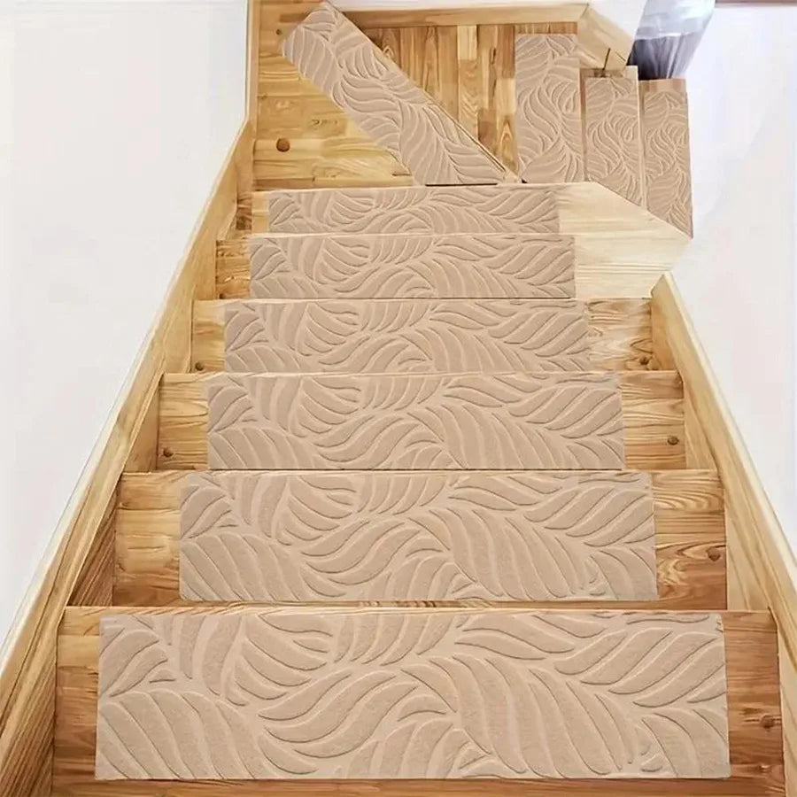 Washable Self-Adhesive Non-Slip Stair Tread Carpet Pads (76 × 20 cm)
