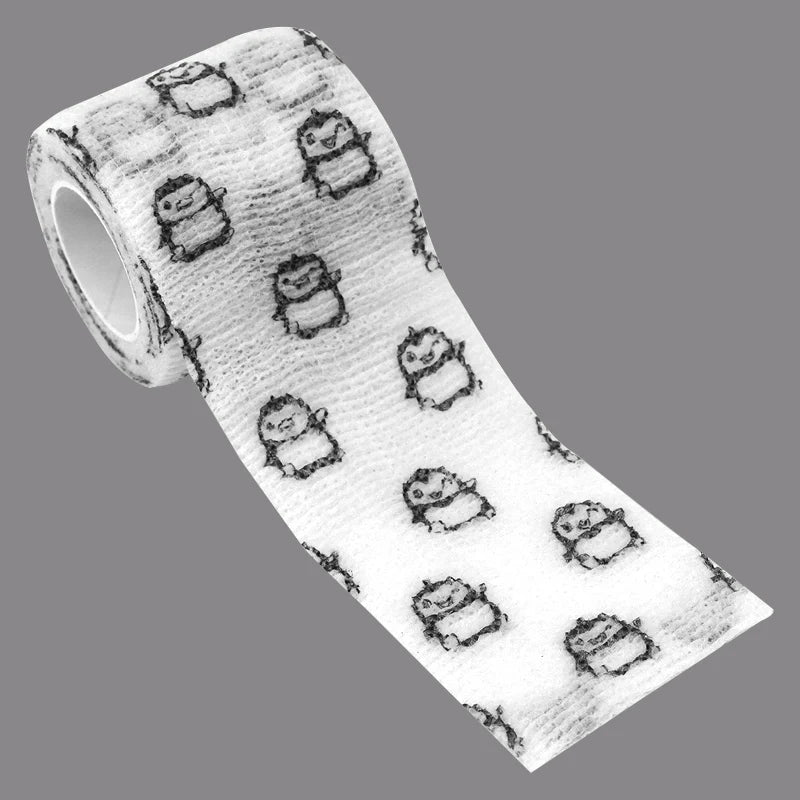 Animal Print Self-Adhesive Elastic Bandage Wrap for Sports and First Aid