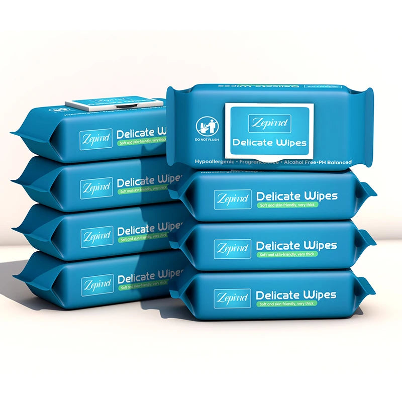 Large Disposable Body Wet Wipes with Flip Lid – Travel & Home Cleaning Pack (4 × 20×30 cm)