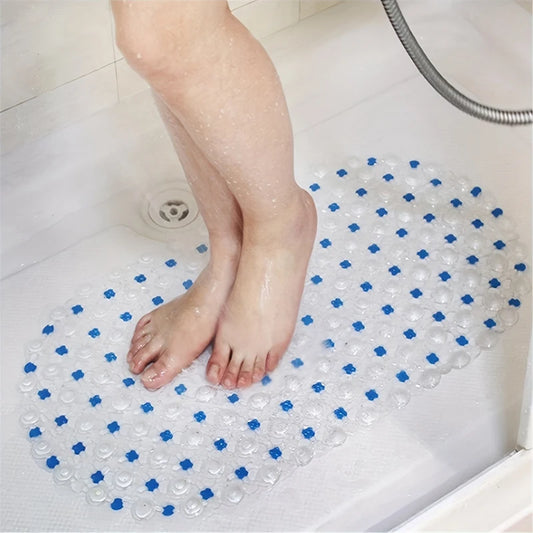 Non-Slip Bath Massage Mat with Suction Cups for Bathtub & Shower