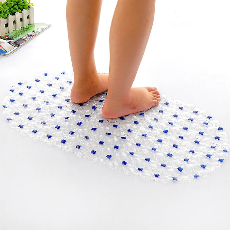Non-Slip Bath Massage Mat with Suction Cups for Bathtub & Shower