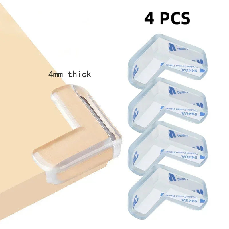 Transparent PVC Baby Safety Table Edge Guard Strip – Anti-Bump Furniture Protector