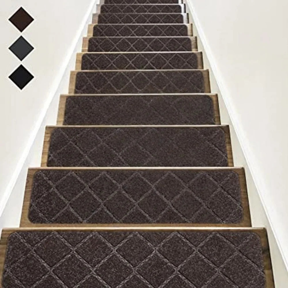 Non-Slip Stair Carpet Treads for Indoor Steps – Safety Mats for Home Use (1–3 Pack)